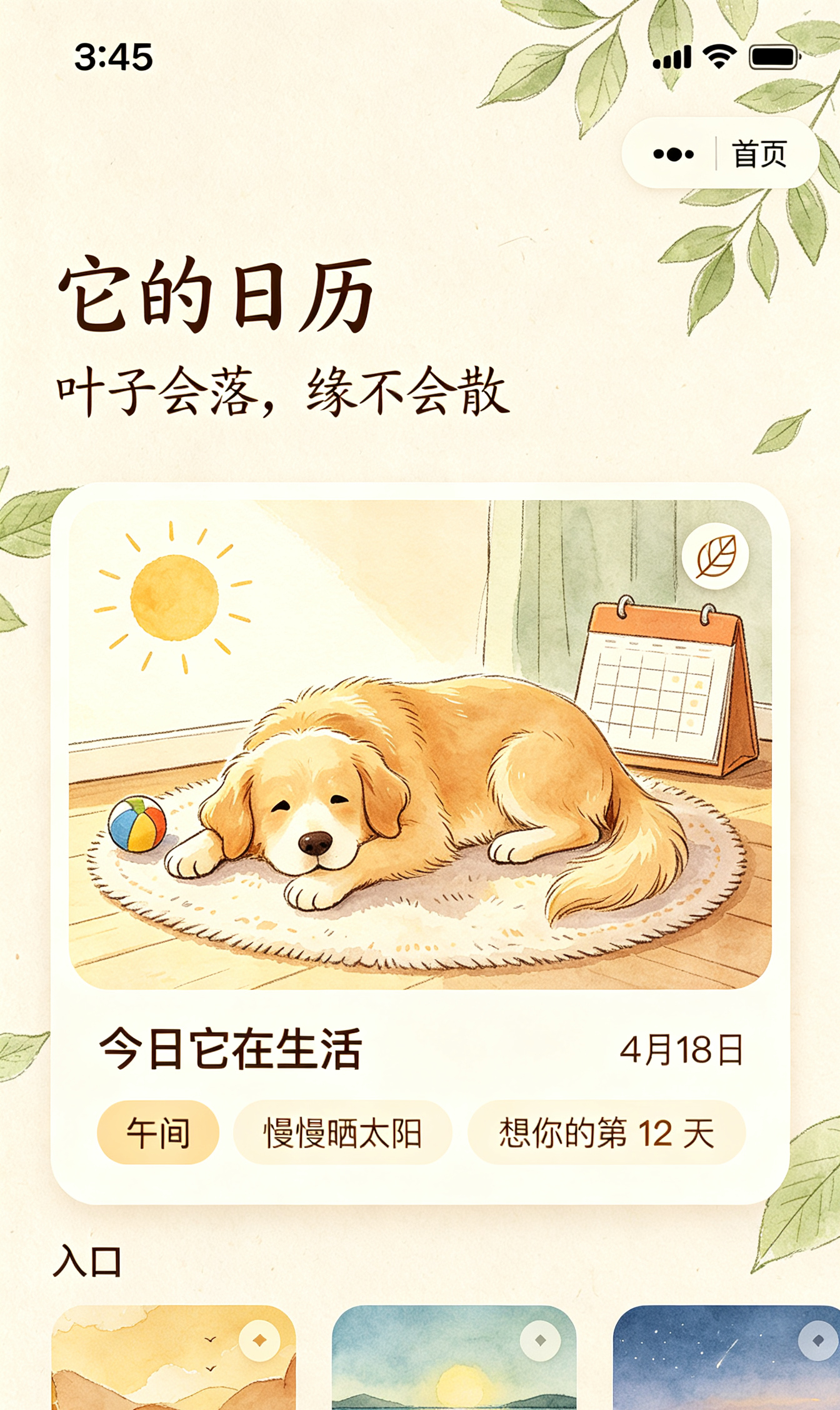 画中的它 插画纪念